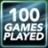 100 gespielte Spiele