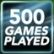 500 gespielte Spiele