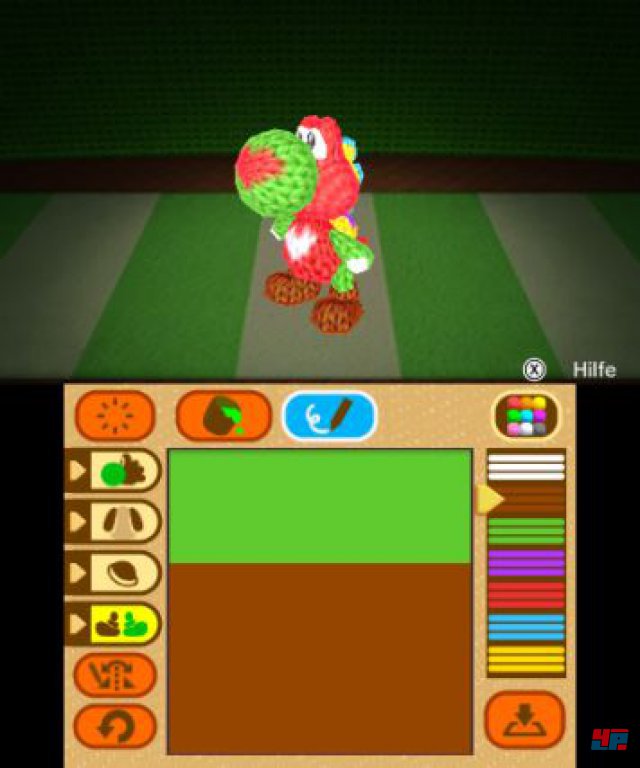 Screenshot - Poochy und Yoshi's Woolly World (3DS) 92539219