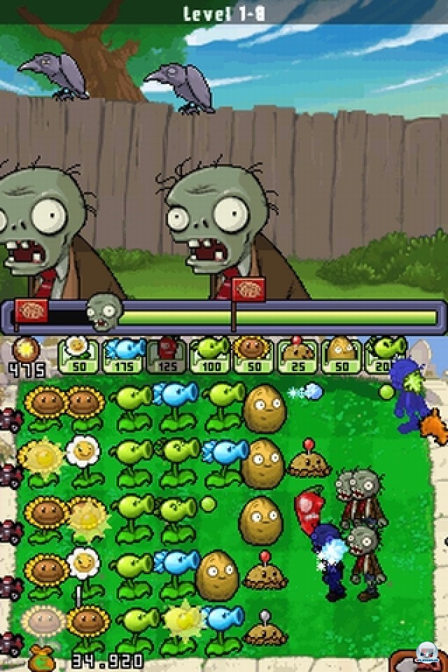 Screenshot - Plants vs. Zombies (NDS) 2218518