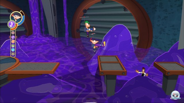 Screenshot - Phineas und Ferb: Quer durch die 2. Dimension (PSP) 2358907