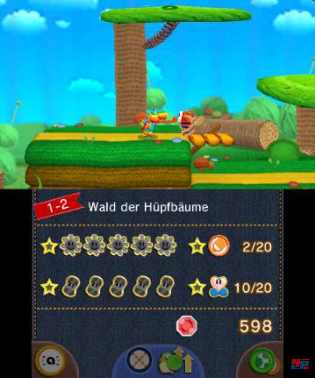 Screenshot - Poochy und Yoshi's Woolly World (3DS) 92539208