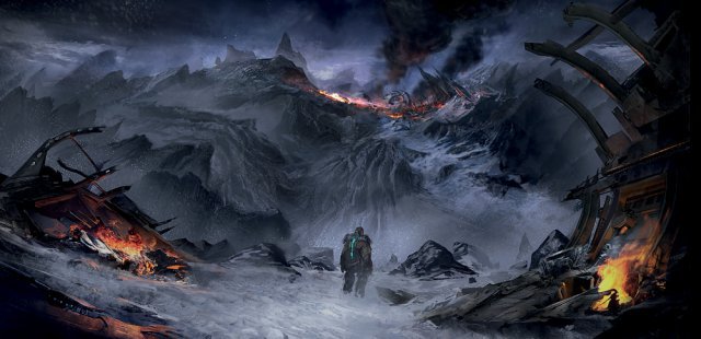  Das Gameplay mag tot sein, die Story ebenfalls – aber in der Atmosphre des Eisplaneten lsst sich ein letzter Horrorfunken finden.