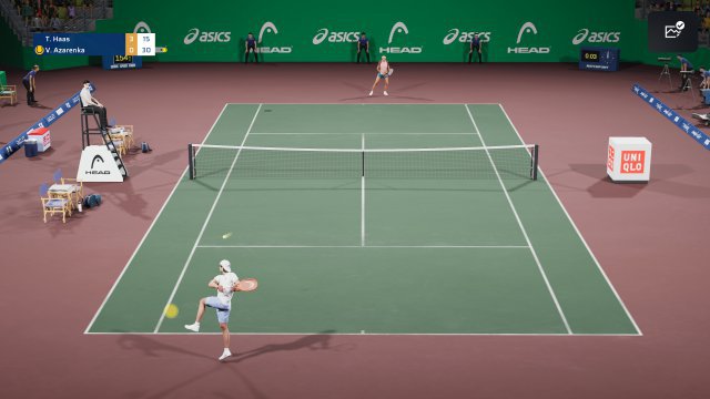 The point marks the point: your tennis pro will reach where you put the cursor.