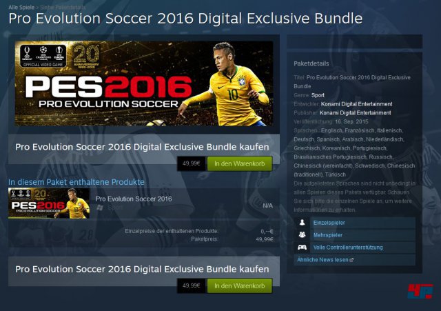 Screenshot - Pro Evolution Soccer 2016 (PC) 92513787