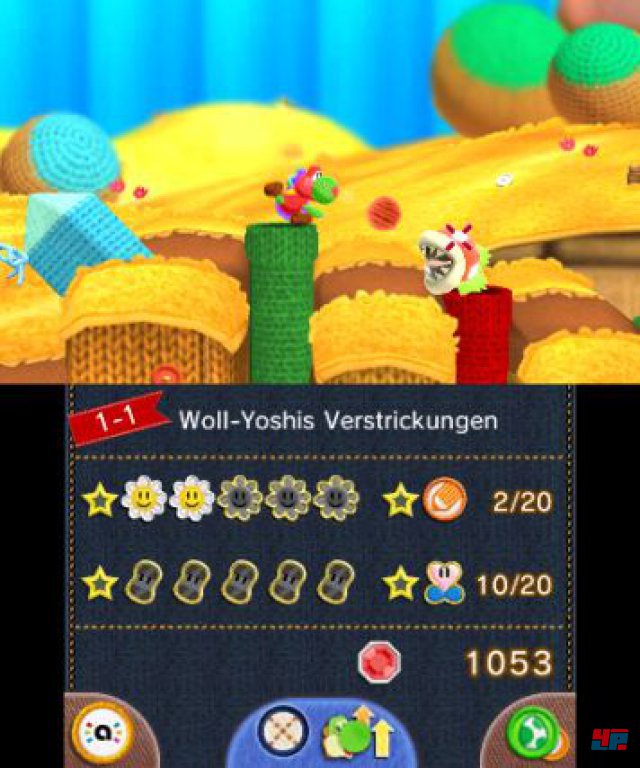 Screenshot - Poochy und Yoshi's Woolly World (3DS) 92539222