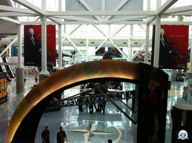 Die Eingangshalle des L.A. Convention Center, wo ab morgen die E3 ihre Tore ffnet. Hach, wie herrlich ruhig das hier noch ist... 2359032