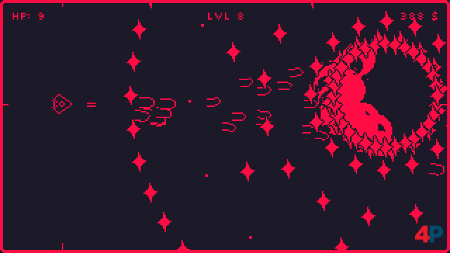 In Level 8 geht es ziemlich rund - die Farbkombi rot-schwarz sieht schick aus.