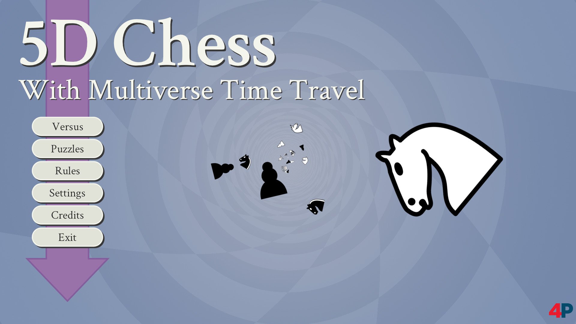 5D Chess With Multiverse Time Travel Schach auf mehreren Zeitebenen
