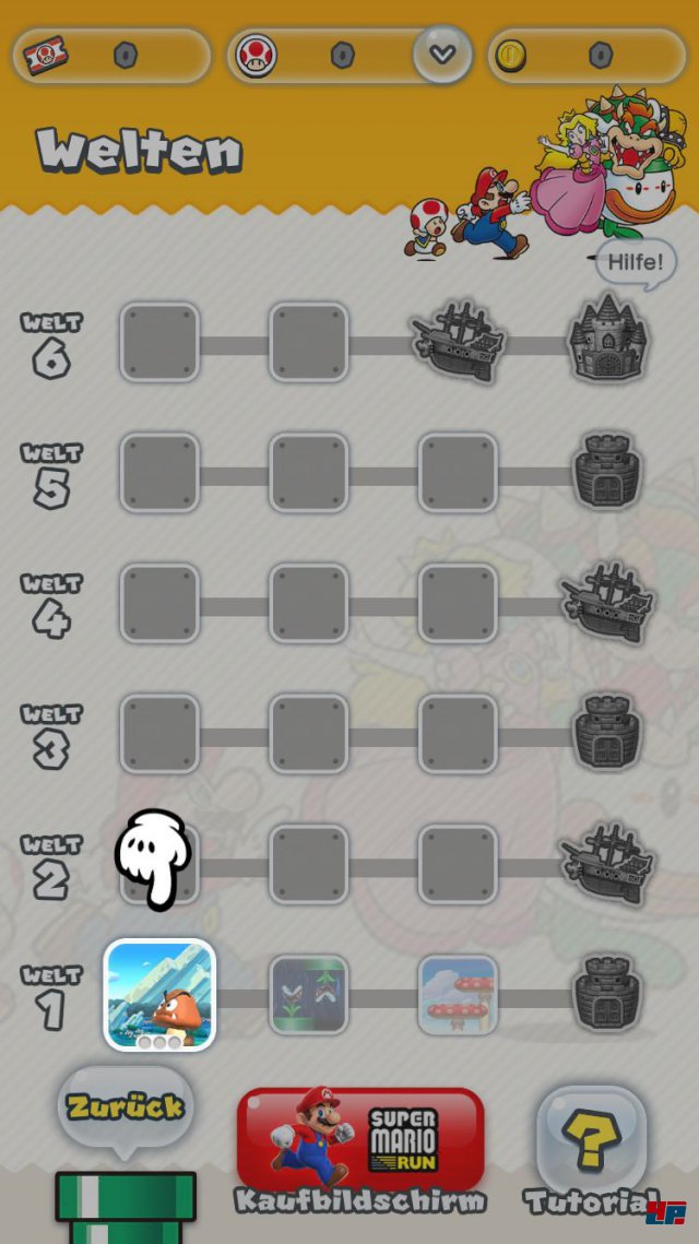Screenshot - Super Mario Run (iPad) 92537675