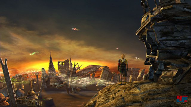 Bereits die ersten Szenen setzen den dsteren Grundton von Final Fantasy 10.
