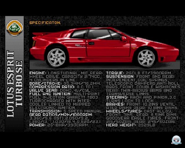 Screenshot - Lotus Esprit Turbo Challenge (PC)