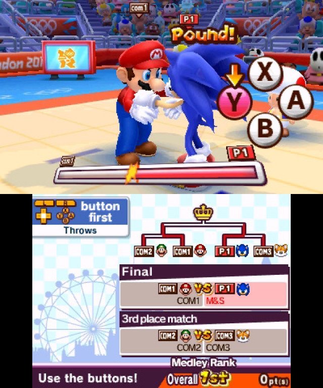 Screenshot - Mario & Sonic bei den Olympischen Spielen: London 2012 (3DS)