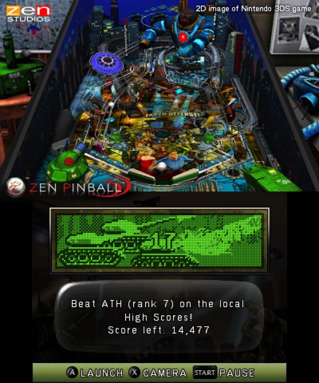 Screenshot - Zen Pinball (3DS)