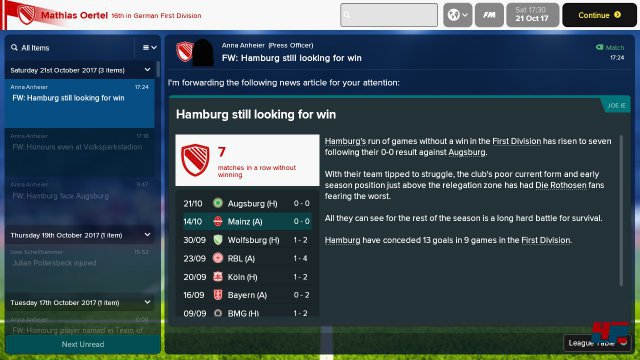 Screenshot - Football Manager Touch 2018 (Switch) 92564263