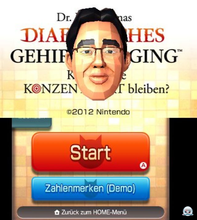 Screenshot - Dr. Kawashimas diabolisches Gehirn-Jogging: Knnen Sie konzentriert bleiben? (3DS) 92446307