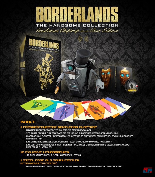 Borderlands: The Handsome Collection - Gentleman Claptrap-in-a-Box Edition
