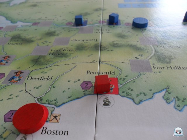Der Blick aus der Sicht der Briten: Noch sind die Hfen rund um Boston sicher...