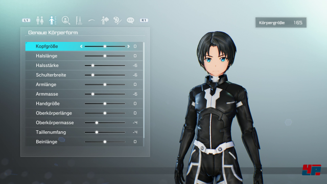 Der per Charakter-Editor erstellte Avatar des Spielers, kann bis auf Geschlecht und Name auch nachtrglich noch angepasst werden.