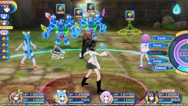 Screenshot - Superdimension Neptune VS Sega Hard Girls (PS_Vita) 92534200