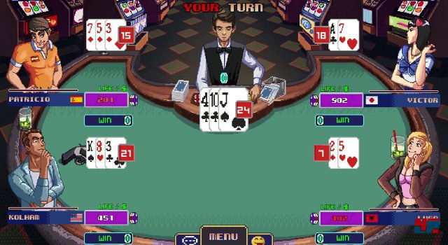 Screenshot - Super Blackjack Battle 2 Turbo Edition - The Card Warriors (PC) 92539506