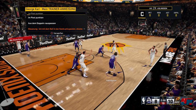 NBA 2K16 hat zwar sporadische Bildratenprobleme, aber wird bis ins Publikum brillant inszeniert.
