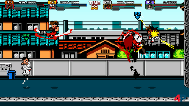 Das Smash-Bros.-inspirierte Minigame Colorful Fighters kann sogar zu viert gespielt werden.