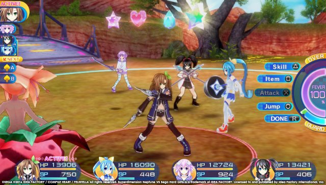 Screenshot - Superdimension Neptune VS Sega Hard Girls (PS_Vita)