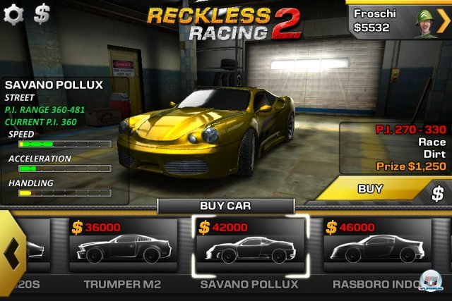Screenshot - Reckless Racing 2 (iPhone)