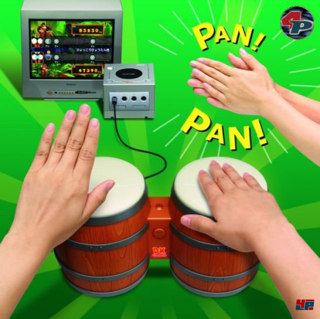 Musikspiele machen mit entsprechender Hardware mehr Spa - das bewies Nintendo auch mit Donkey Konga.