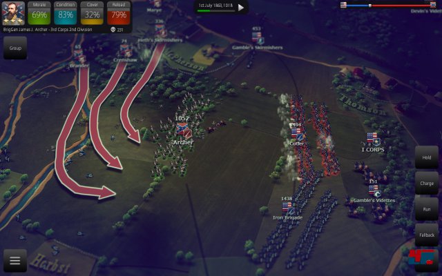 Screenshot - Ultimate General: Gettysburg (iPad) 92508641