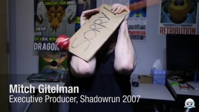 <b>Shadowrun Returns</b> <br><br> Der schnste Nebeneffekt am Kickstarter-Hype ist, dass er die Fantasie der Trailer-Produzenten beflgelt. Im Video zu Shadowrun Returns wird Mitch Geitelman zur Strafe fr sein missglcktes Remake von 2007 mit Bllen und Obst beworfen. Jordan Weisman war an den alten Konsolen-Versionen beteiligt und will es besser machen - inklusive dem genretypischen Mix aus Science Fiction und Fantasy. In acht Tagen endet die schon jetzt erfolgreiche Finanzierung. 2341342