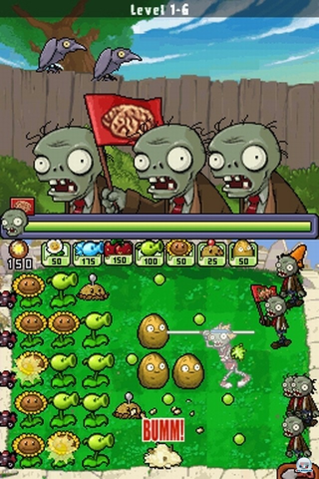 Screenshot - Plants vs. Zombies (NDS) 2218522