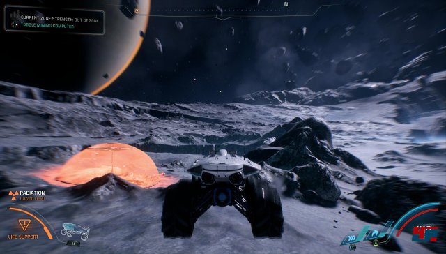 Dschungelwelten, Eisplaneten oder mondhnliche Umgebungen: Mass Effect Andromeda schickt einen durch interessante Welten. 