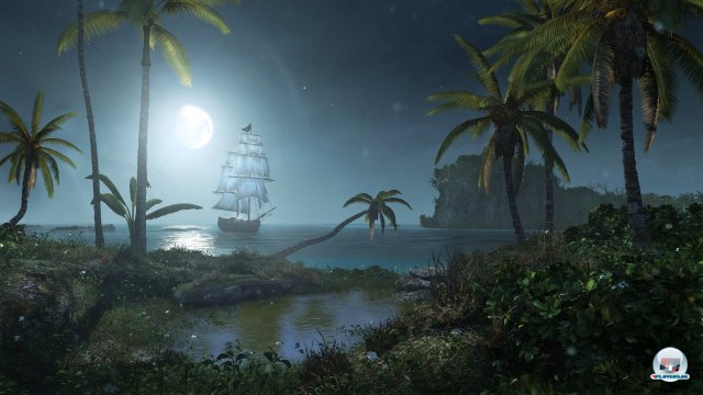 Pure Piratenidylle: Selbst die hoch gesteckten Grafik-Ansprche werden von Assassin's Creed 4 bertroffen.