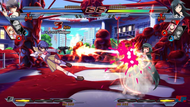 Screenshot - Nitroplus Blasterz: Heroines Infinite Duel  (PlayStation3)