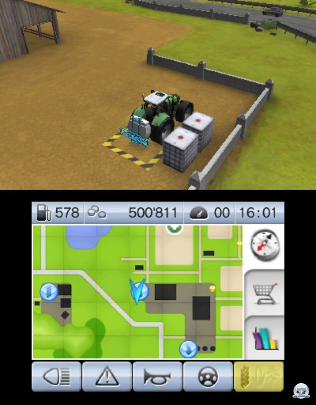 Screenshot - Landwirtschafts-Simulator 2012 3D (3DS)