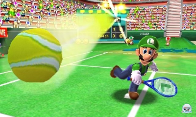 Screenshot - Mario Tennis 3D (3DS) 2266537