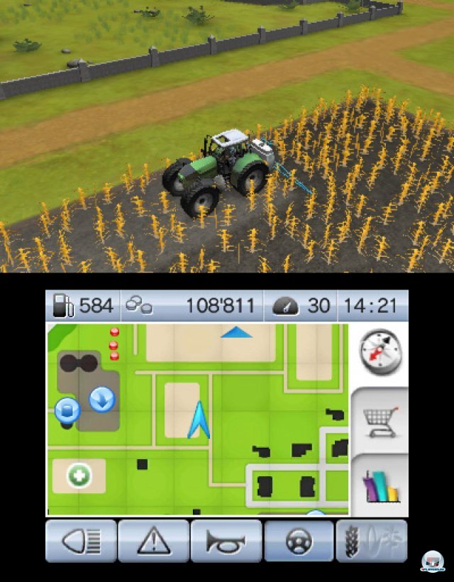 Screenshot - Landwirtschafts-Simulator 2012 3D (3DS) 2319067