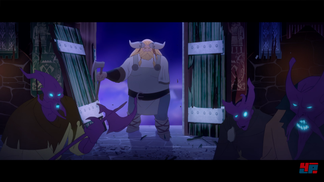 Viele animierte Szenen leiten die Kmpfe ein.