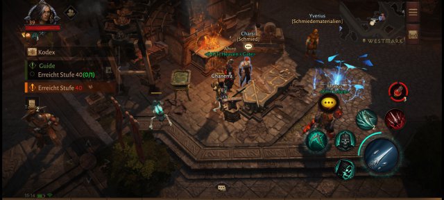 Echt atmosphärisch: Als Mobile-Spiel macht Diablo visuell eine richtig gute Figur. (Screenshot: Android / Google Pixel 6)
