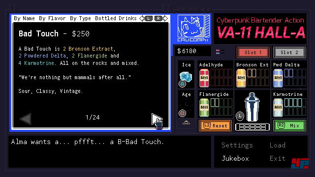 Screenshot - VA-11 Hall-A: Cyberpunk Bartender Action (PS4) 92586035