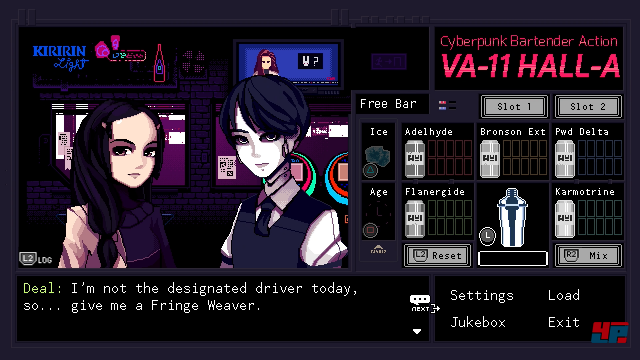 Screenshot - VA-11 Hall-A: Cyberpunk Bartender Action (PS4)