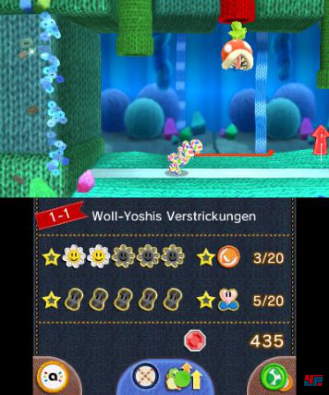 Screenshot - Poochy und Yoshi's Woolly World (3DS) 92539205