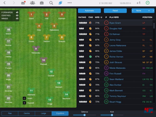 Screenshot - Pro Rugby Manager 2015 (iPad)