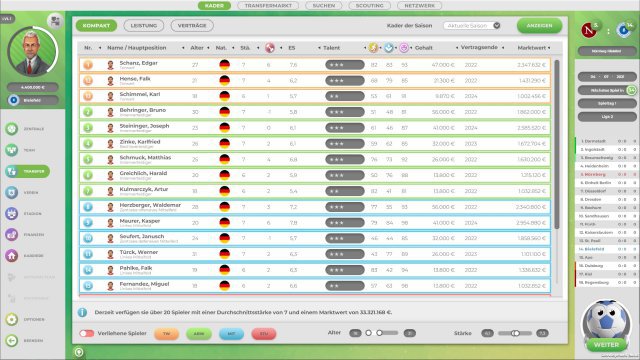 Screenshot - Anstoss 2022 - Der Fussballmanager (PC)