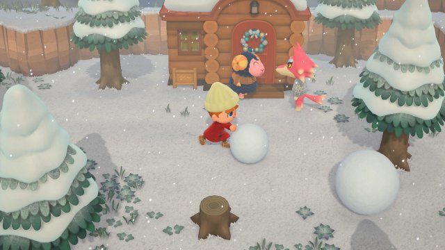 Schneespa im Frhling: Wenn ihr das Datum eurer Nintendo Switch verndert, knnt ihr auch im April ein eingeschneites Animal Crossing: New Horizons erleben.