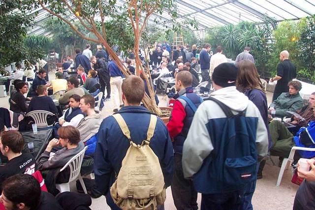Viele Besucher im Botanikum in Mnchen 5423