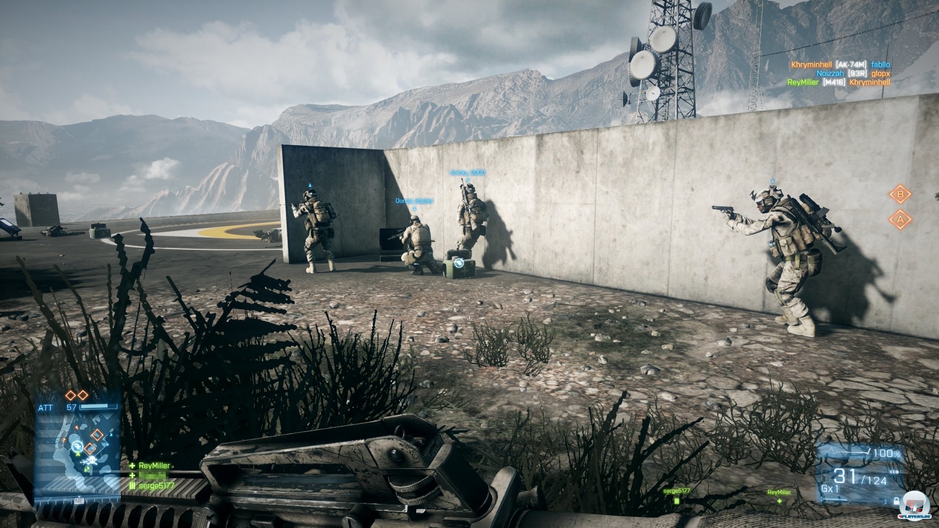 Teamarbeit steht wie immer bei Battlefield im Vordergrund - Solokmpfer haben hier keine Chance. Auer natrlich im Deathmatch-Modus.