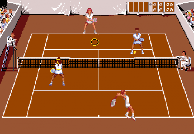 Bei Great Courts 2 durfte man mit dem entsprechenden Adapter auch am Amiga mit vier Leuten zusammen spielen.